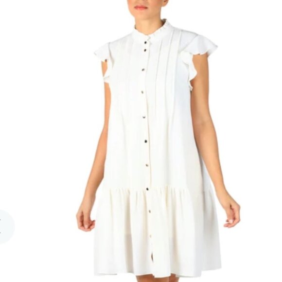 NWT Julia Jordan white dress size 14 - Picture 1 of 5
